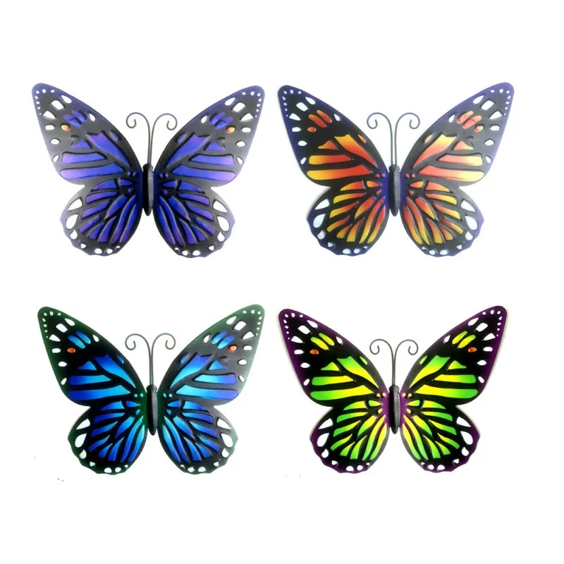 4pcs Metal Butterfly Wall Art