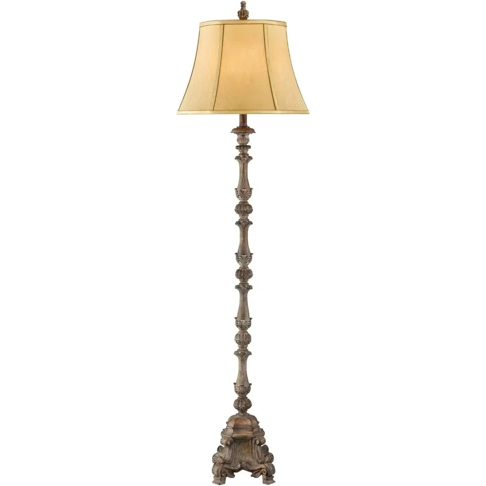 Rustic Country Floor Lamp Standing 62"