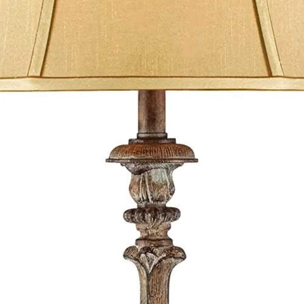 Rustic Country Floor Lamp Standing 62"