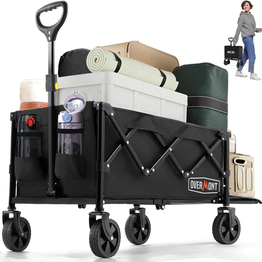 Collapsible Foldable Wagon Cart - 220lbs
