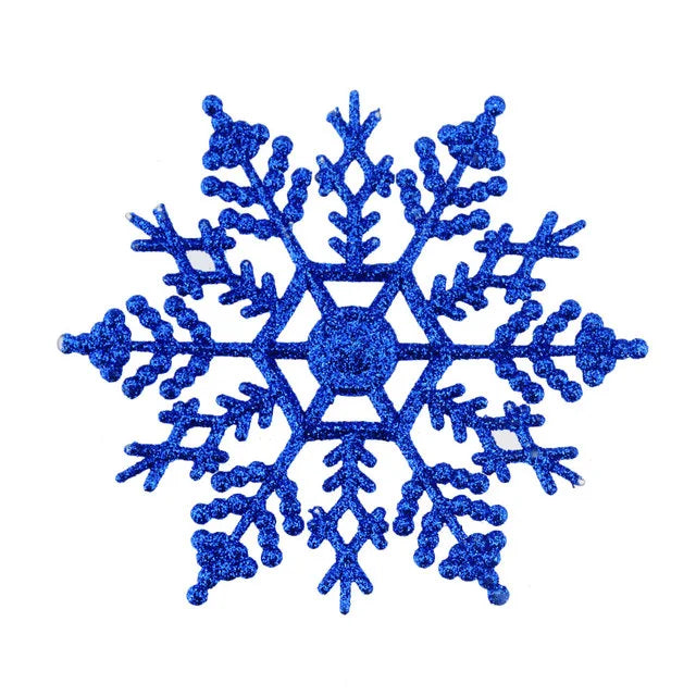 12pack Multi-color Snowflakes ornaments