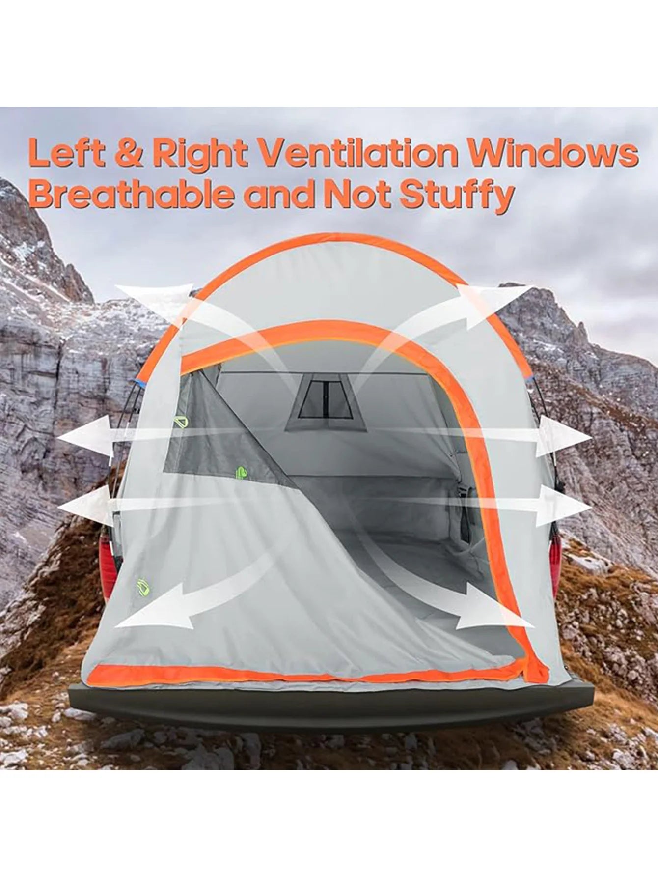 Pickup Truck Bed Tent, Waterproof With Carry Bag,