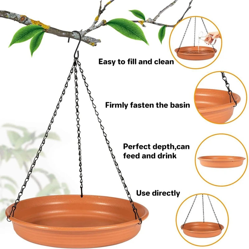 Hanging Bird Bath and/or Feeder