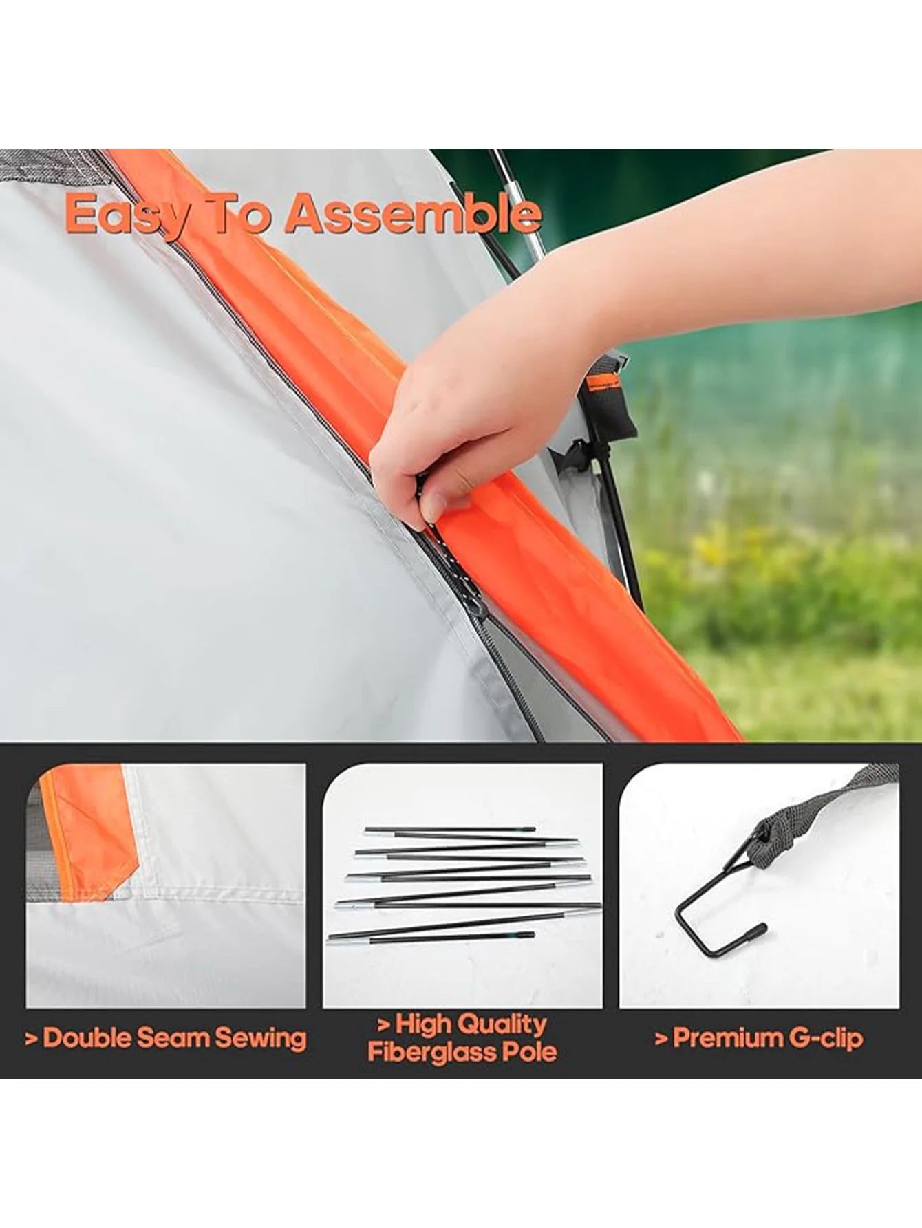 Pickup Truck Bed Tent, Waterproof With Carry Bag,
