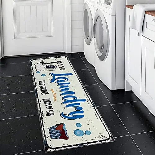 Laundry Room Rug Non-Slip