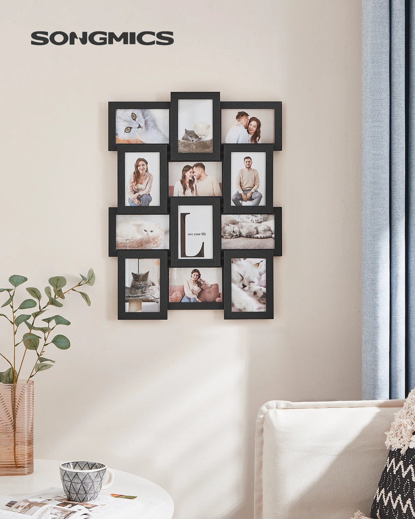 Collage Picture Frames, 4x6, Set of 12