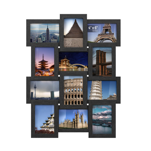 Collage Picture Frames, 4x6, Set of 12