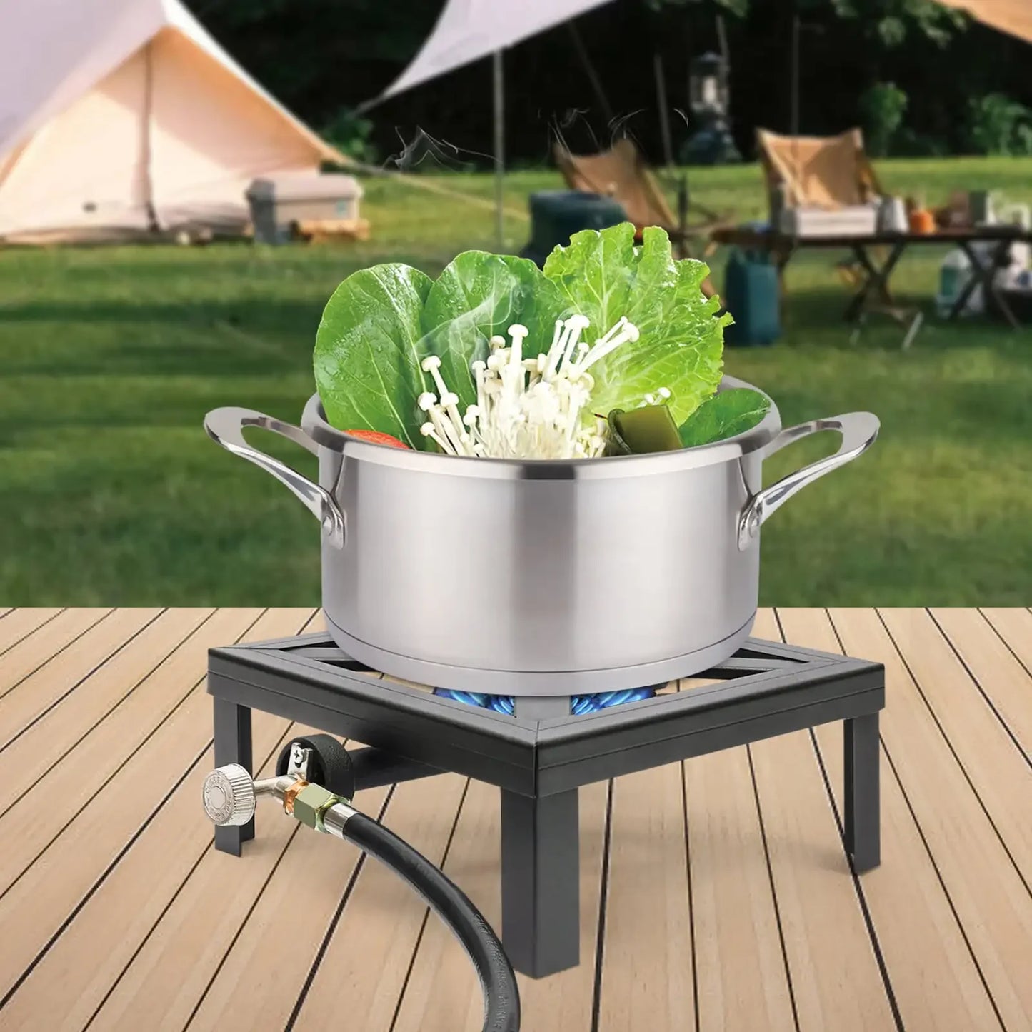 Camping Stove Propane Cooker Single Burner