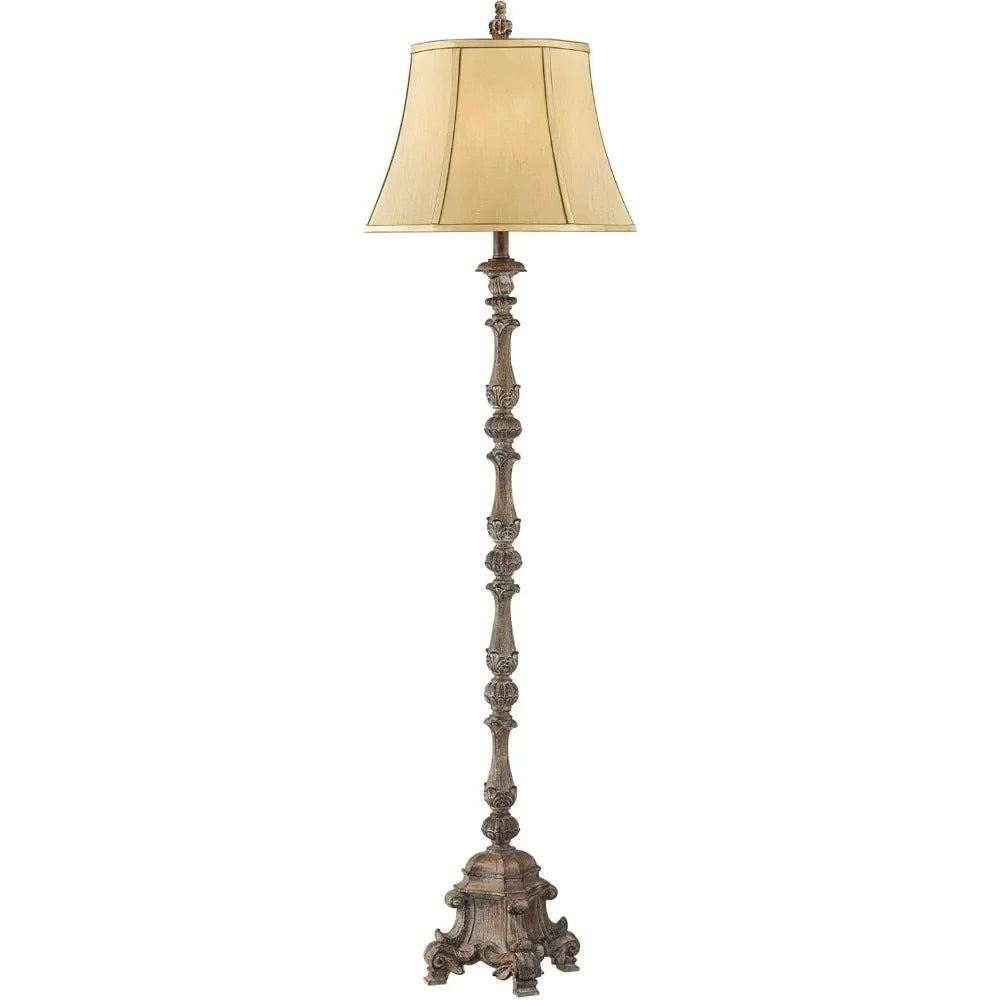 Rustic Country Floor Lamp Standing 62"