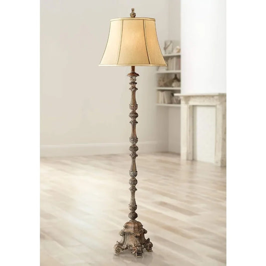 Rustic Country Floor Lamp Standing 62"