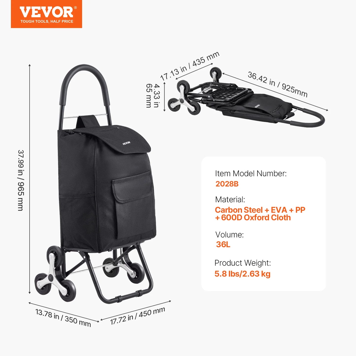110Lbs Grocery Cart