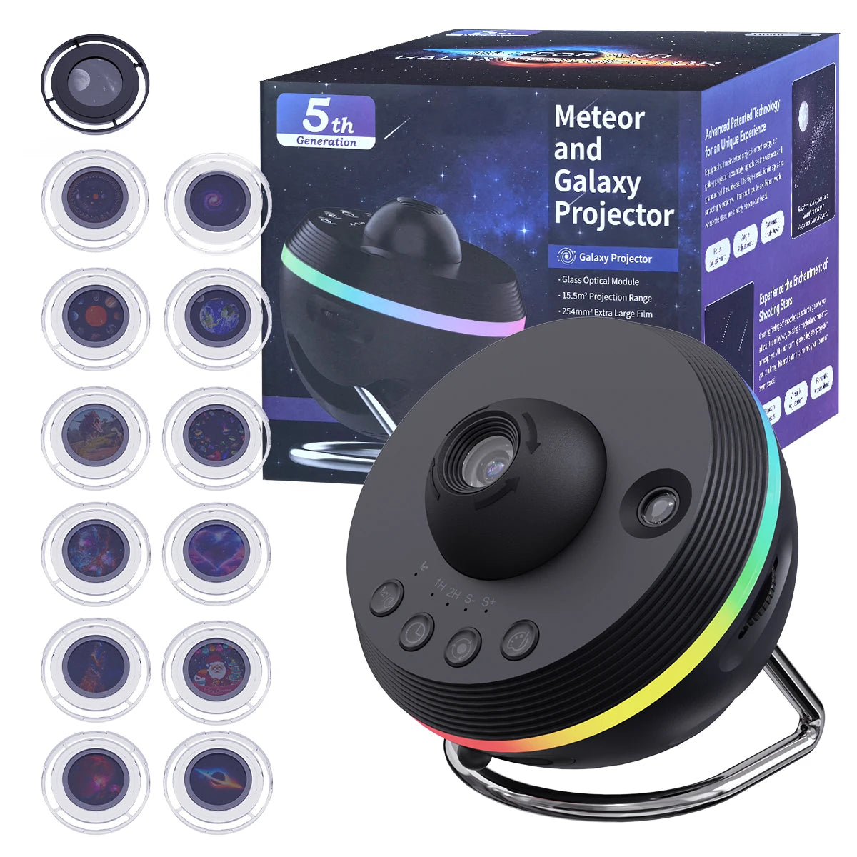 13 In 1 Planetarium Star Projector, 360° Rotating