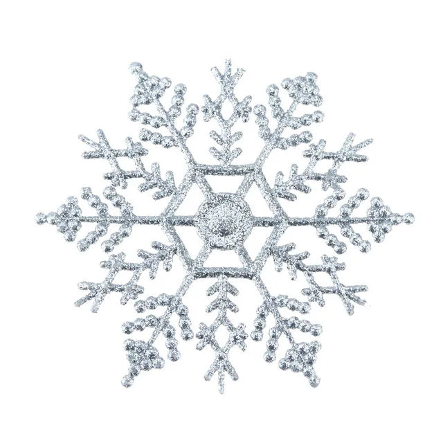 12pack Multi-color Snowflakes ornaments
