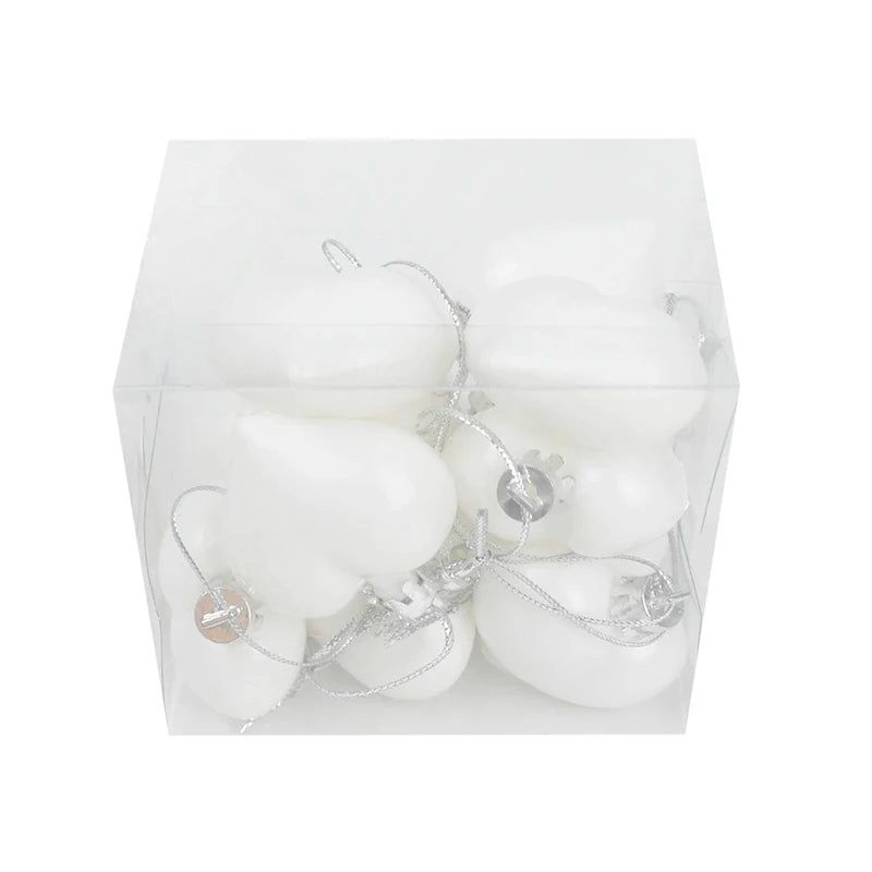 12pcs/box Heart Shaped Hanging Ornaments
