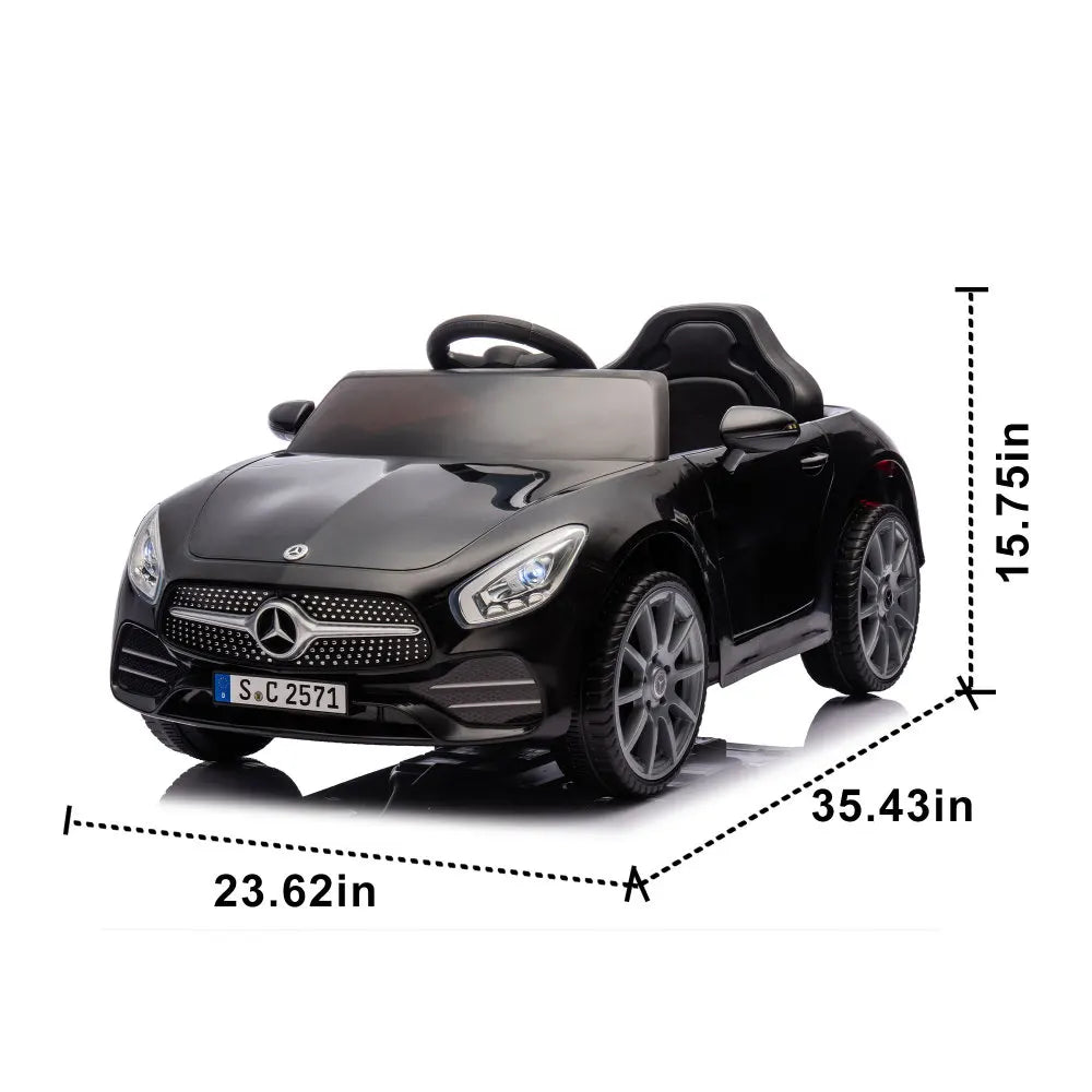 Licensed Mercedes-Benz CLS 350,12V Kids Ride On Toy Car
w/Parents Control,2wd, Four-wheel suspension,Music,Bluetooth,LED Light