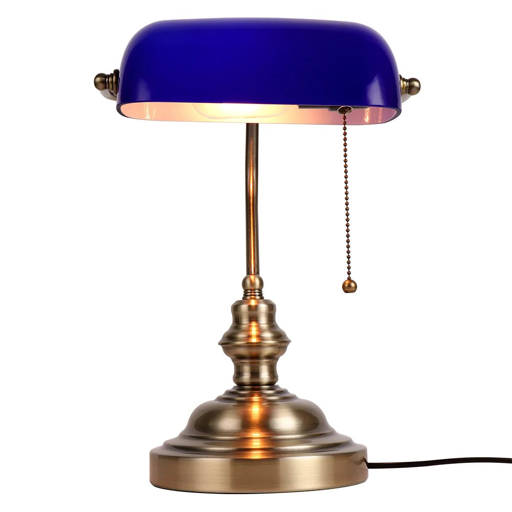 Retro industrial Classical banker table lamp
