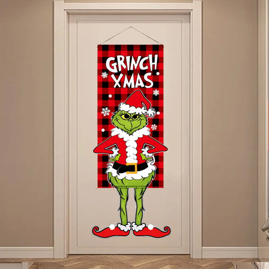 Christmas Decorations Hanging Flag
