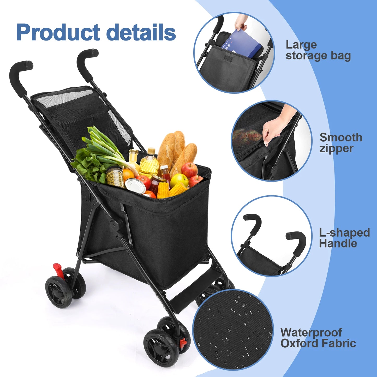Multifunctional Folding Portable Lightweight Cart