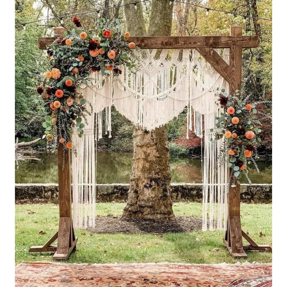 Handmade Bohemian Macramé Wedding Backdrop