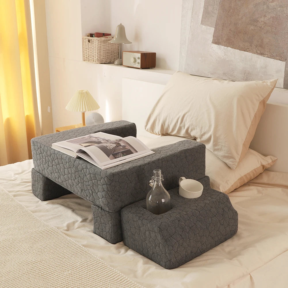 Extra Large Reading & Gaming Pillow with Cup Holder