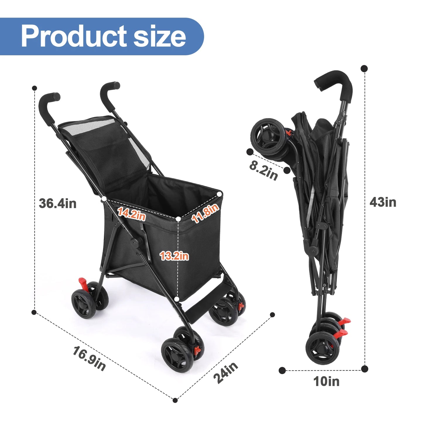 Multifunctional Folding Portable Lightweight Cart