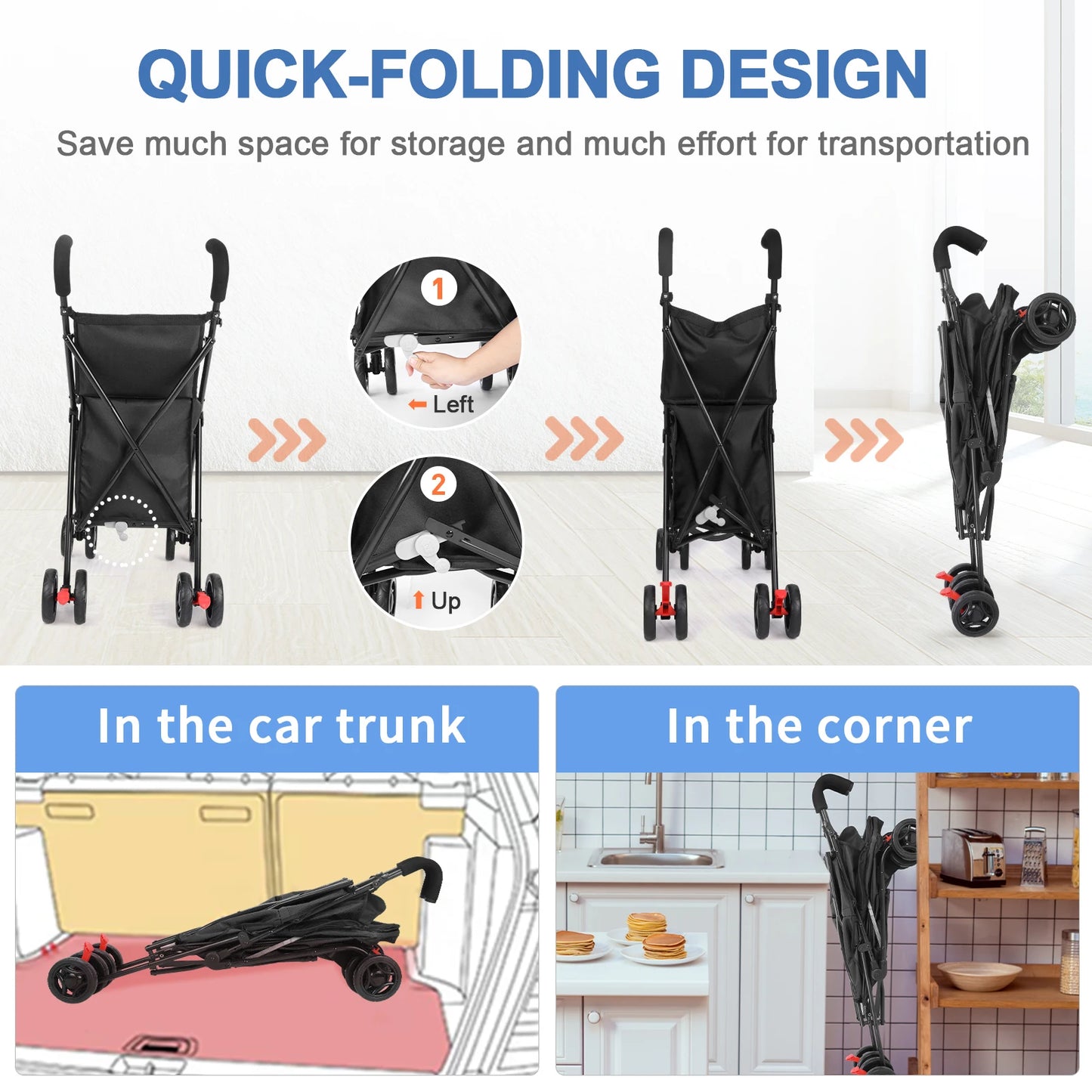 Multifunctional Folding Portable Lightweight Cart