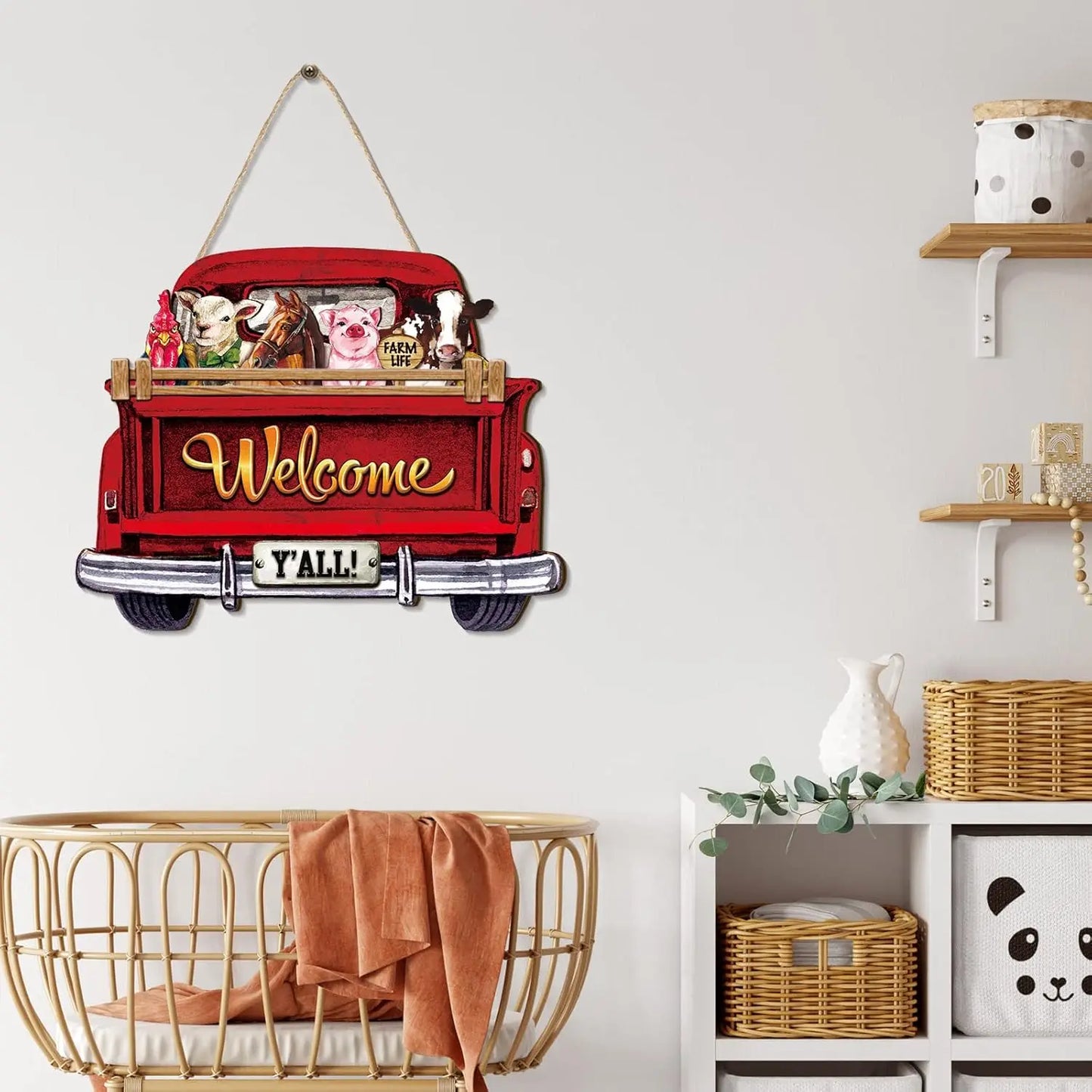 Interchangeable Welcome Sign Truck with12 Icons