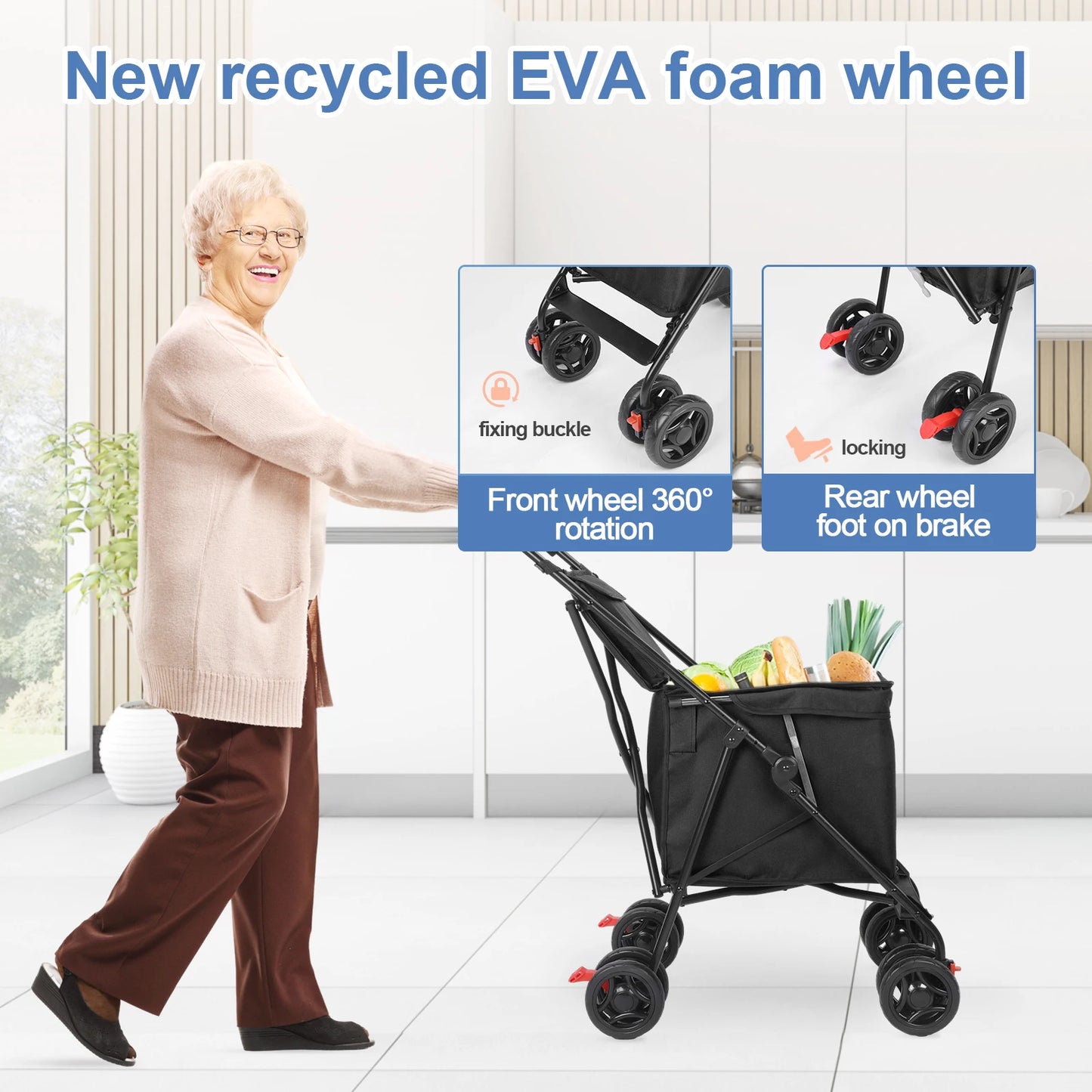 Multifunctional Folding Portable Lightweight Cart