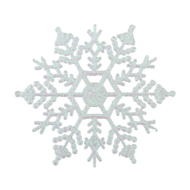 12pack Multi-color Snowflakes ornaments