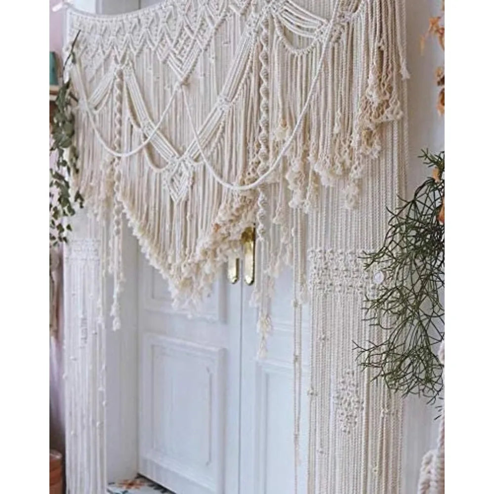 Handmade Bohemian Macramé Wedding Backdrop