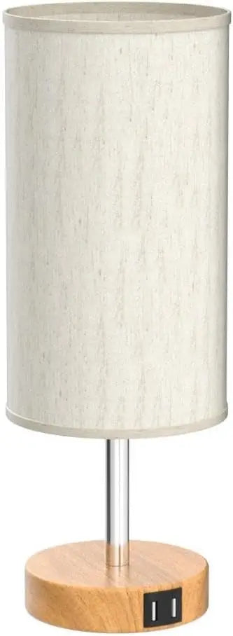 Bedside Table Lamp with USB Port