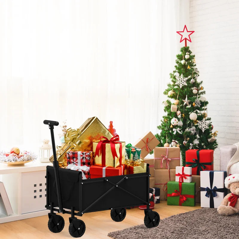 Small Outdoor Garden Folding Cart, Collapsible