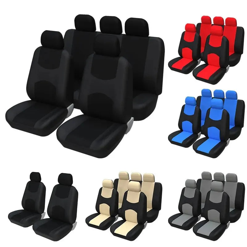 Car Seat Covers w/ Detachable Headrests