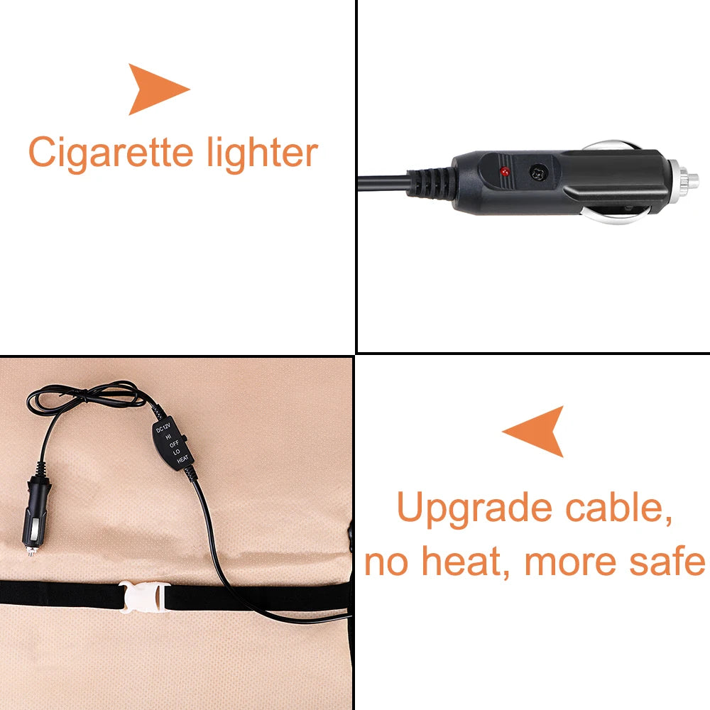 12V Heated Car Seat Covers