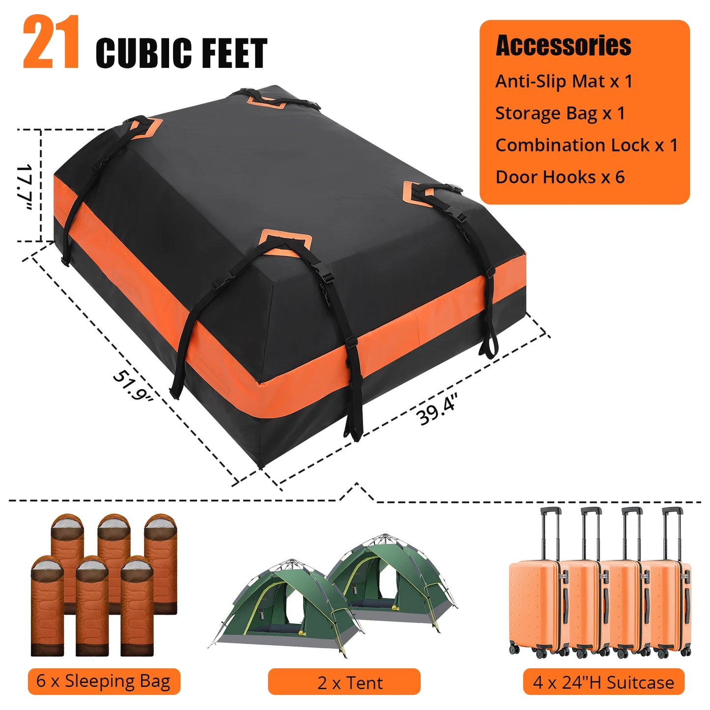 Rooftop Cargo Carrier Waterproof