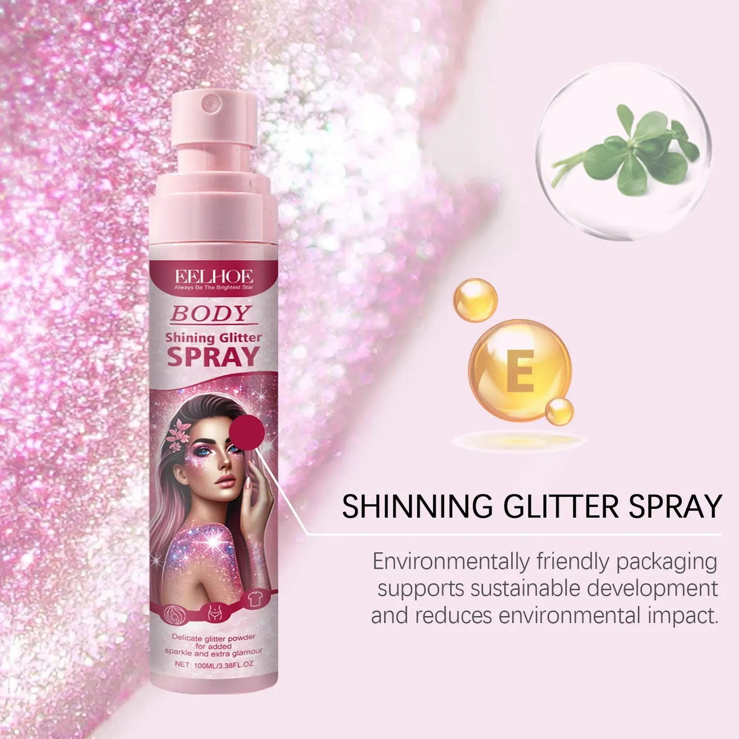 Glitter Body Spray - Waterproof