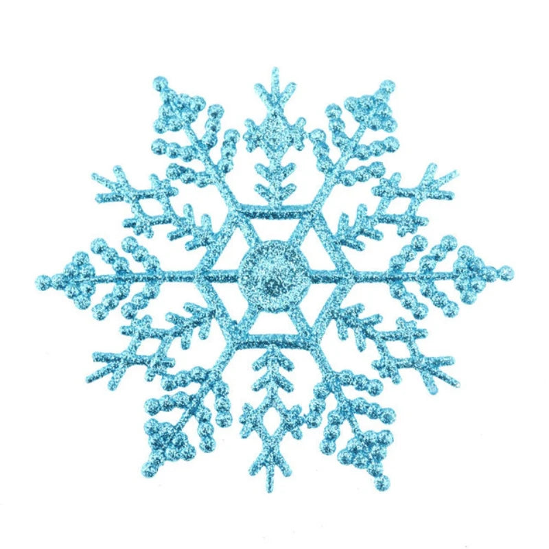 12pack Multi-color Snowflakes ornaments