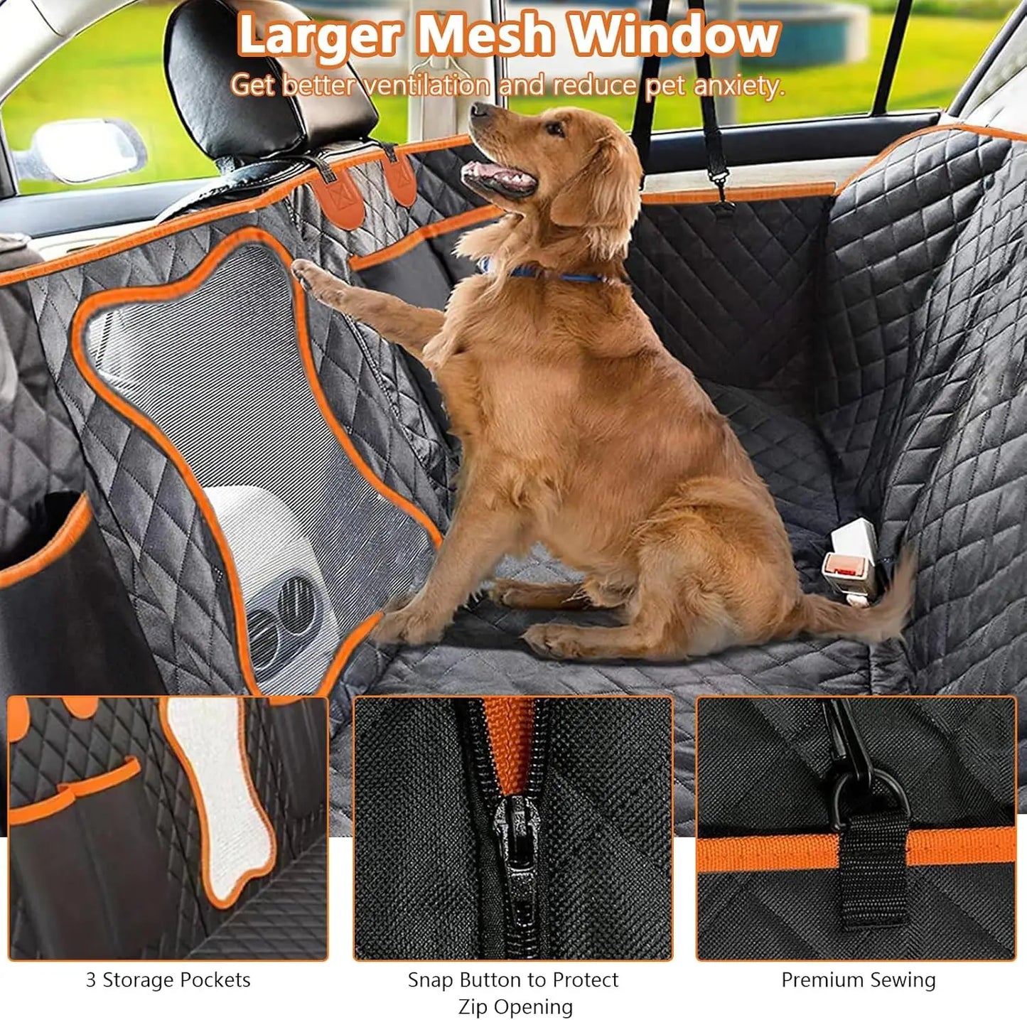 Waterproof Backseat Pet Cover