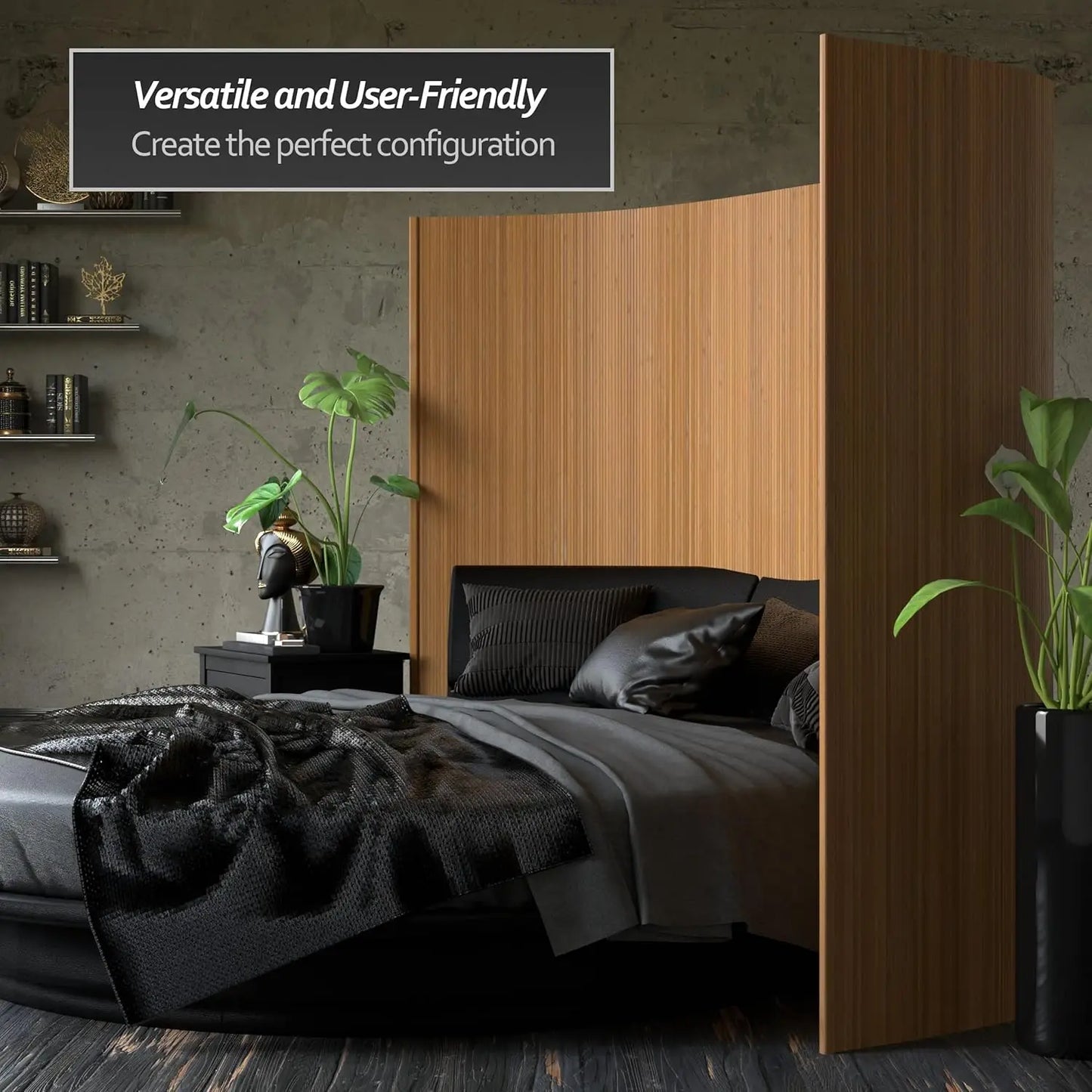 6 ft. Tall Bamboo Wave Screen