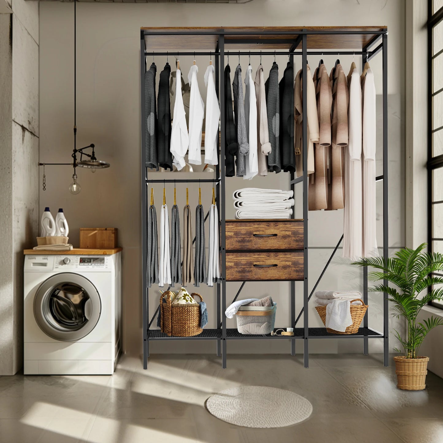 XXL Large Industrial Coat Rack